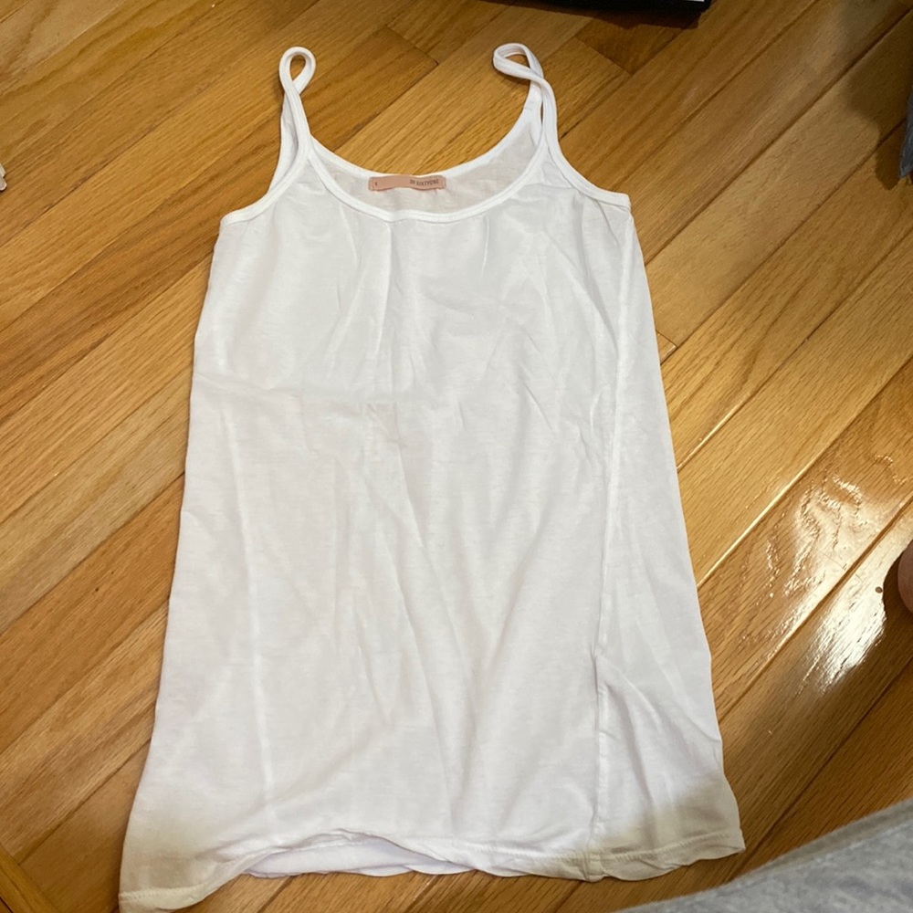 39 sixtyone tank top in white
